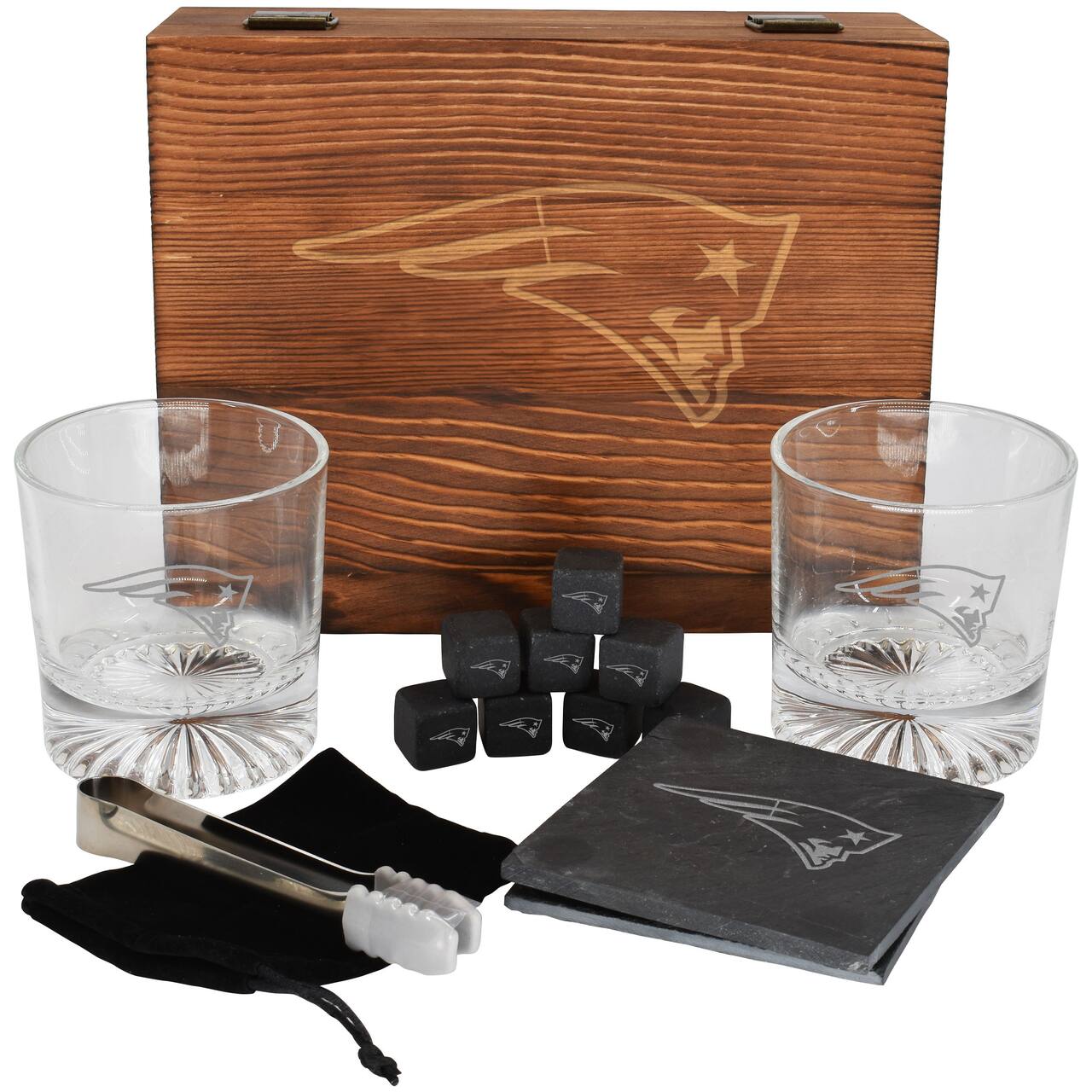 The Memory Company NFL Boxed Drinkware Set with Coasters